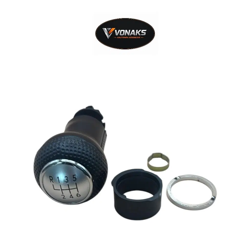 VW Golf 4 MK4 Bora 98-04 6 İleri Dar Tip Dizel Gümüş Kapaklı Vites Topuzu Kafası 1J0711113