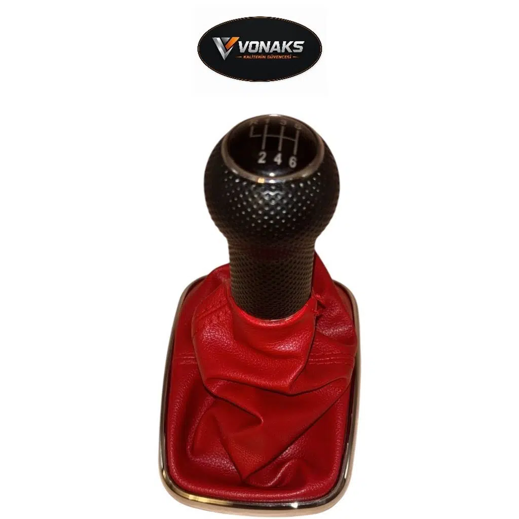 VW Golf 4 MK4 Bora 98-04 6 İleri Geniş Tip Benzinli Kırmızı Körüklü Vites Topuzu 1J0711113